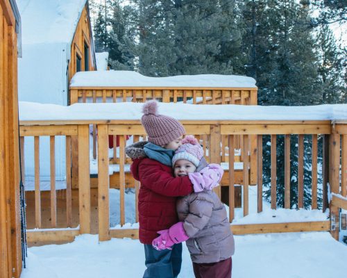 Winter Glamping with Kids